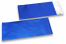 Enveloppes aluminium métallisées mat - bleu foncé 110 x 220 mm | Paysdesenveloppes.be