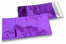 Enveloppes aluminium métallisées colorées - violet 114 x 229 mm | Paysdesenveloppes.be