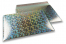 Enveloppes à bulles ECO métallique - argent holografique 320 x 425 mm | Paysdesenveloppes.be