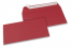 Enveloppes papier colorées - Rouge foncé, 110 x 220 mm | Paysdesenveloppes.be