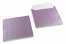 Enveloppes de couleurs nacrées - Lilas, 155 x 155 mm | Paysdesenveloppes.be