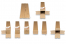 Tubes d'expédition carrés avec bande adhésive QuattroStar  | Paysdesenveloppes.be