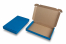 Boîte postale pliante extra-plate - bleu | Paysdesenveloppes.be