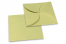 Enveloppe cadeau forme fleur - Vert lime | Paysdesenveloppes.be