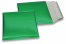 Enveloppes à bulles ECO métallique - vert 165 x 165 mm | Paysdesenveloppes.be