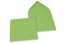 Enveloppes colorées pour cartes de voeux - vert pomme, 155 x 155 mm | Paysdesenveloppes.be