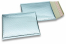 Enveloppes à bulles ECO métallique - bleu glacial 180 x 250 mm | Paysdesenveloppes.be