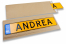 Enveloppes à bulles Kraft marron 545 x 180 mm - convient pour une plaque d'immatriculation | Paysdesenveloppes.be