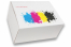 Caisse carton fond automatique - Illustration avec logo sur le recto | Paysdesenveloppes.be