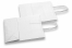 Sacs papier kraft avec anses rondes - blanc, 180 x 80 x 220 mm, 90 gr | Paysdesenveloppes.be