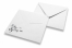 Enveloppes pour faire-part de mariage - Blanc + sig. & sig.ra.  | Paysdesenveloppes.be