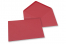 Enveloppes colorées pour cartes de voeux - rouge, 133 x 184 mm | Paysdesenveloppes.be