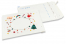 Enveloppes à bulles blanches pour Noël - Décoration de Noël | Paysdesenveloppes.be