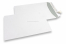 Enveloppes blanches en papier, 220 x 312 mm (EA4), 120gr,  bande adhésive | Paysdesenveloppes.be