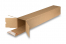 Tubes d'expédition carrés avec bande adhésive QuattroStar - 860 x 140 x 140 mm | Paysdesenveloppes.be