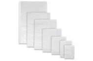 Sachets en papier cristal blanc avec bande adhésive | Paysdesenveloppes.be
