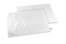 Sachets en papier cristal blanc avec bande adhésive - 320 x 400 mm | Paysdesenveloppes.be