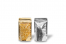 Sachets stand-up métalliques transparents - or métallisé, 110 x 185 x 70 mm - 250 ml | Paysdesenveloppes.be