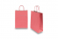 Sacs papier kraft avec anses rondes - rouge velours, 220 x 100 x 310 mm, 90 gr | Paysdesenveloppes.be