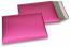 Enveloppes à bulles ECO métallisées mat colorées - rose 180 x 250 mm | Paysdesenveloppes.be