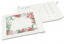 Enveloppes à bulles blanches pour Noël - Vintage | Paysdesenveloppes.be