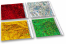 Enveloppes aluminium métallisées colorées - holographique  | Paysdesenveloppes.be