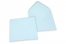 Enveloppes colorées pour cartes de voeux - bleu clair, 155 x 155 mm | Paysdesenveloppes.be