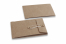 Enveloppes avec fermeture Japonaise - 114 x 162 x 25 mm, kraft brun | Paysdesenveloppes.be
