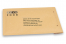 Enveloppes à bulles kraft marron (80 grs.) - illustration avec logo sur le recto | Paysdesenveloppes.be