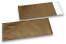 Enveloppes aluminium métallisées mat - bronze 110 x 220 mm | Paysdesenveloppes.be