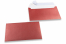 Enveloppes de couleurs nacrées - Rouge, 114 x 162 mm | Paysdesenveloppes.be