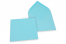Enveloppes colorées pour cartes de voeux - bleu ciel, 155 x 155 mm | Paysdesenveloppes.be