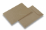 Pochettes en papier kraft couleur - Marron | Paysdesenveloppes.be