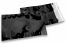 Enveloppes aluminium métallisées colorées - noir 162 x 229 mm | Paysdesenveloppes.be