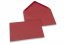 Enveloppes colorées pour cartes de voeux - rouge foncé, 125 x 175 mm | Paysdesenveloppes.be