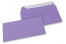 Enveloppes papier colorées - Violet, 110 x 220 mm | Paysdesenveloppes.be