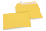 Enveloppes papier colorées - Jaune bouton d'or, 114 x 162 mm | Paysdesenveloppes.be