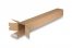 Tubes d'expédition carrés avec bande adhésive QuattroStar - 715 x 105 x 105 mm | Paysdesenveloppes.be