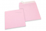 Enveloppes papier colorées - Rose clair, 160 x 160 mm | Paysdesenveloppes.be