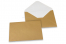 Enveloppes colorées pour cartes de voeux - or, 114 x 162 mm | Paysdesenveloppes.be