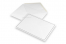 Enveloppes pour faire-part de décès - Blanc + Double bordure, 156 x 220 mm | Paysdesenveloppes.be