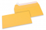 Enveloppes papier colorées - Jaune or, 110 x 220 mm | Paysdesenveloppes.be