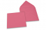 Enveloppes colorées pour cartes de voeux - rose, 155 x 155 mm | Paysdesenveloppes.be