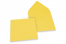 Enveloppes colorées pour cartes de voeux - jaune bouton d'or, 155 x 155 mm | Paysdesenveloppes.be