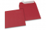 Enveloppes papier colorées - Rouge foncé, 160 x 160 mm | Paysdesenveloppes.be