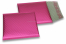 Enveloppes à bulles ECO métallisées mat colorées - rose 165 x 165 mm | Paysdesenveloppes.be