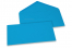 Enveloppes colorées pour cartes de voeux - bleu océan, 110 x 220 mm | Paysdesenveloppes.be