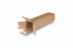 Tubes d'expédition carrés avec bande adhésive QuattroStar - 430 x 105 x 105 mm | Paysdesenveloppes.be