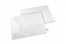Sachets en papier cristal blanc avec bande adhésive - 270 x 300 mm | Paysdesenveloppes.be