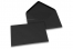 Enveloppes colorées pour cartes de voeux - noir, 125 x 175 mm | Paysdesenveloppes.be